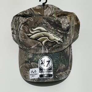 Denver Broncos camo fitted hat